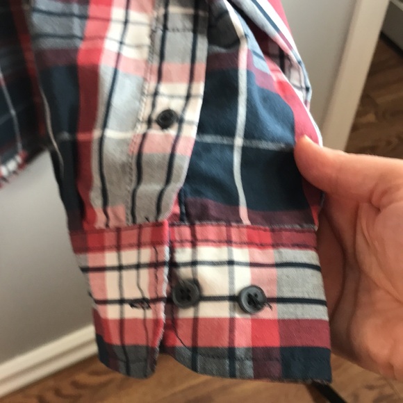 Midtown Plaid Long Sleeve Shirt Size XL - Picture 3 of 6